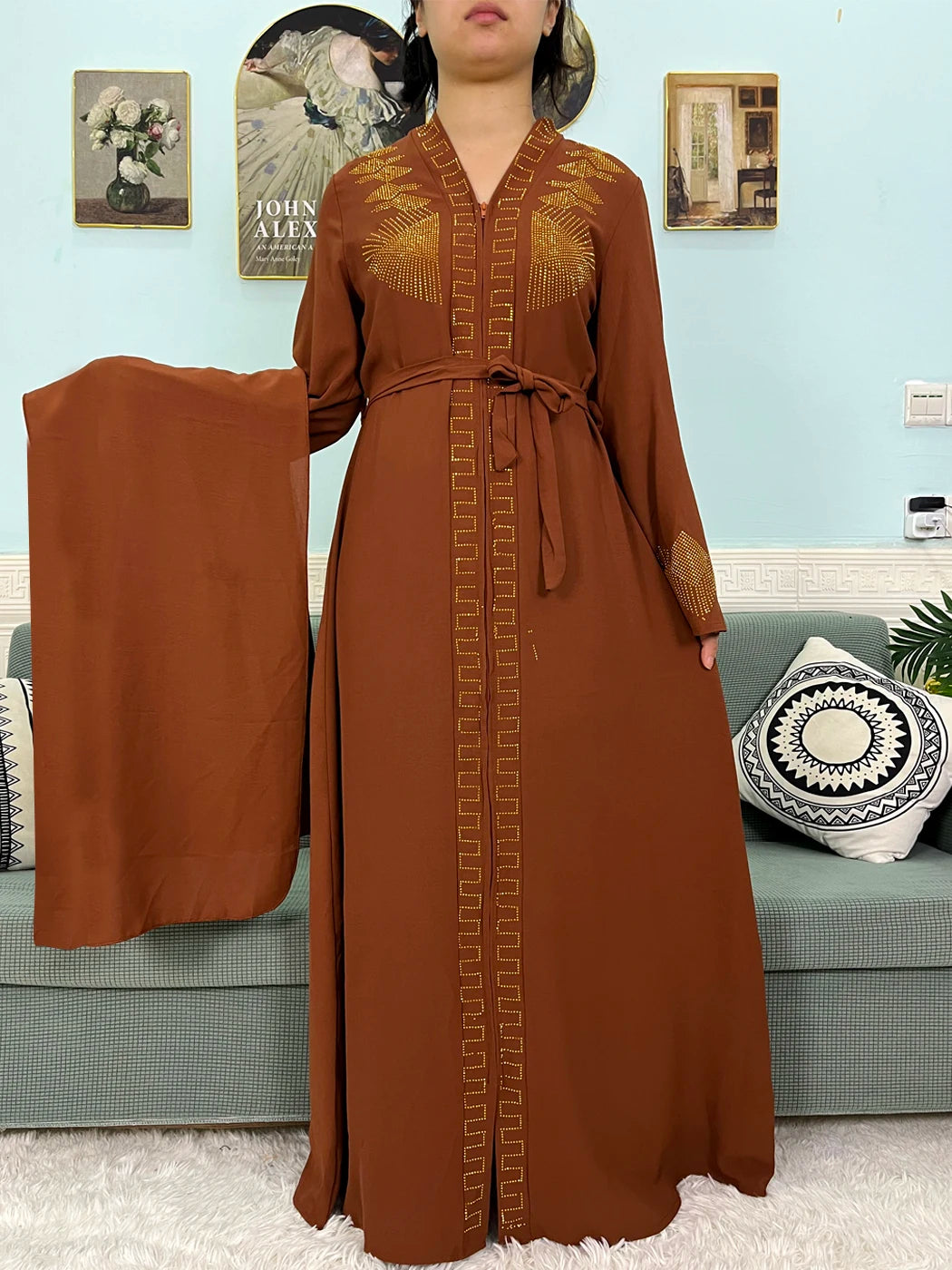 Muslim Chiffon Abayas For Women