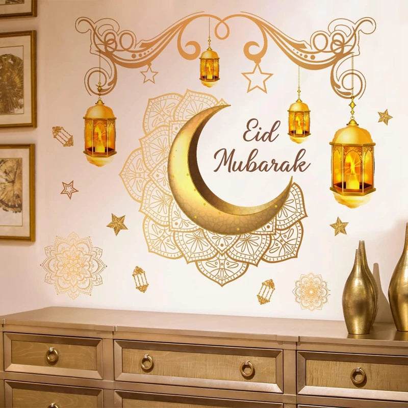 Muslim Islamic Window Sticker Decorations for Home