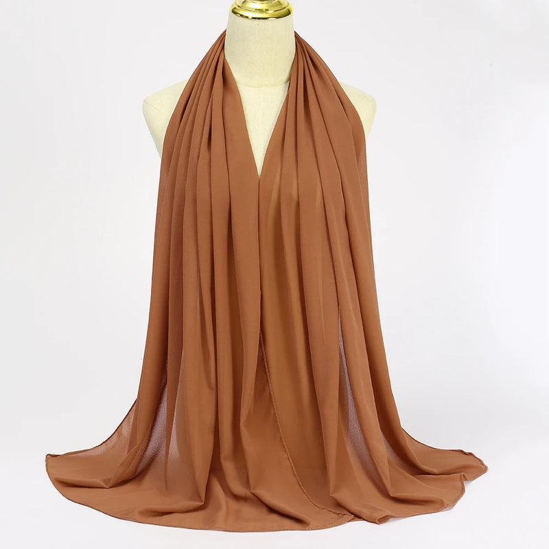 Muslim Chiffon Hijab Scarf for Women