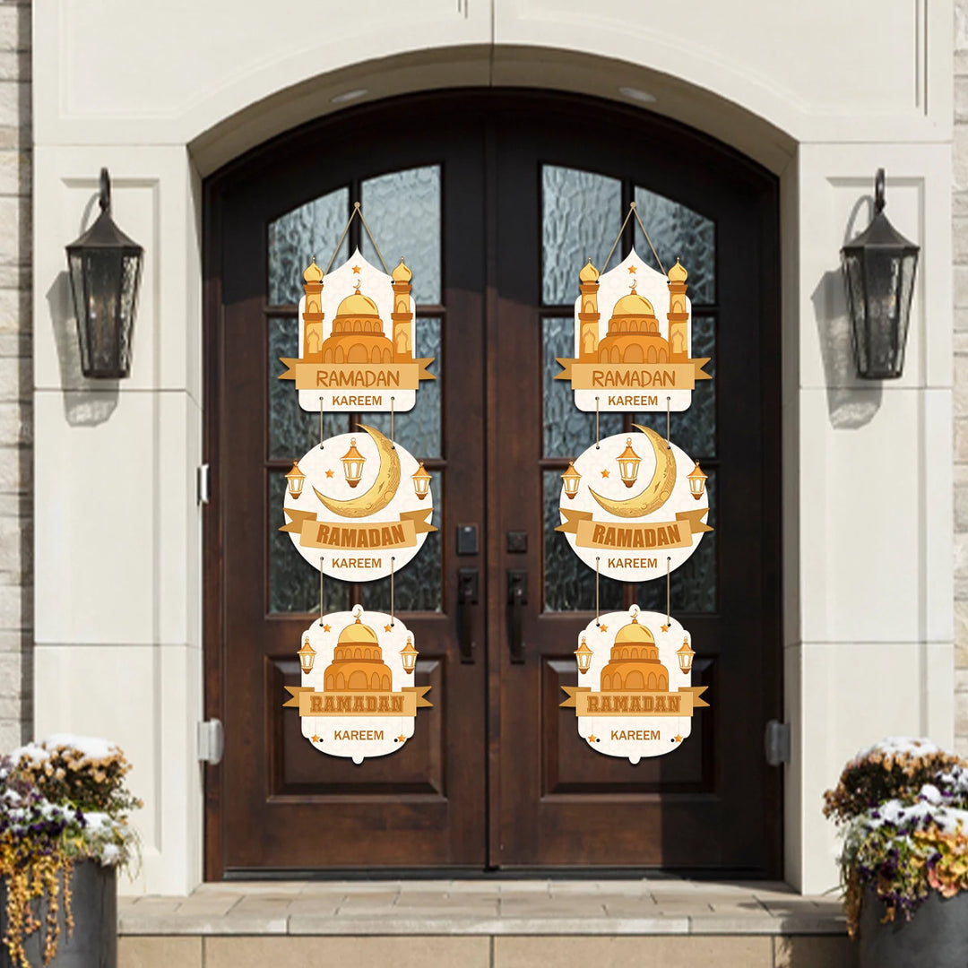 Eid Mubarak Door Hanging Flag