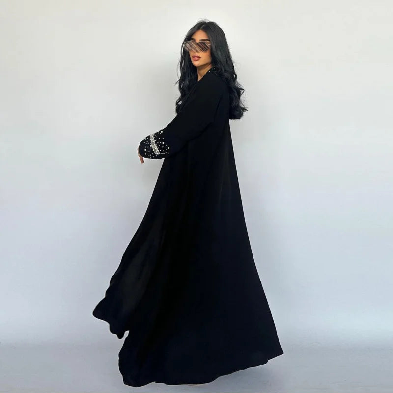 Muslim Women's Large Size Abaya with Scarf