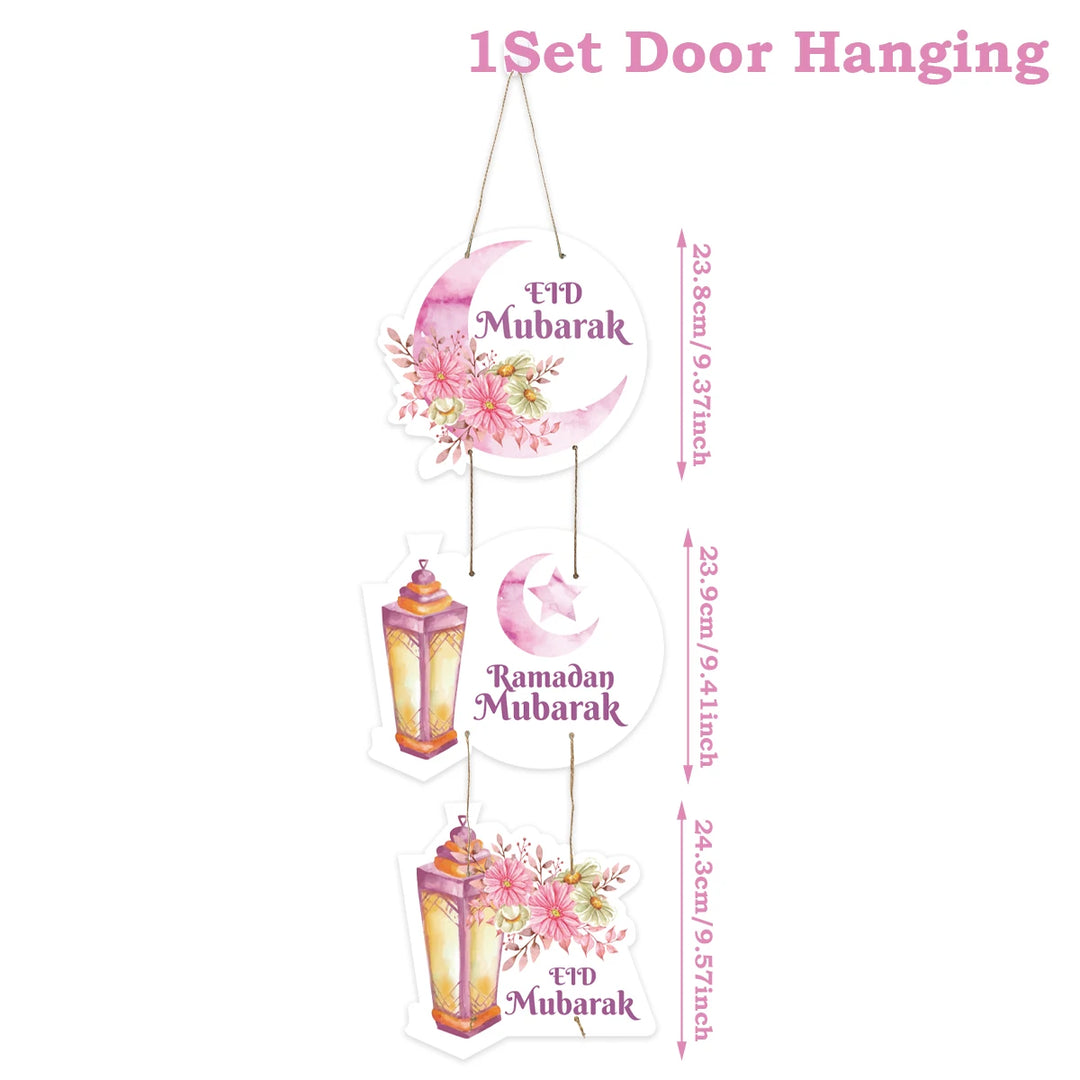 Eid Mubarak Door Hanging Flag