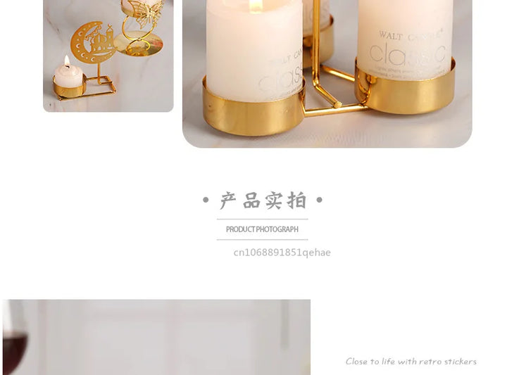Eid Mubarak Candle Holder for Home Decoration