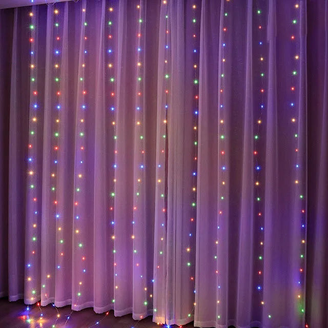 3M LED Remote Curtain Light Control USB Ramadan Decoration