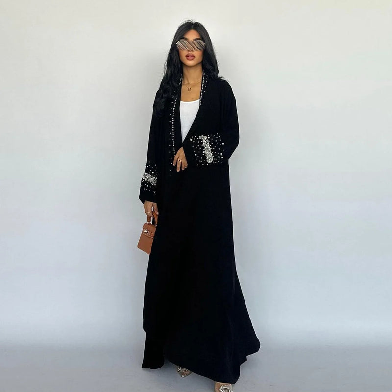 Muslim Women's Large Size Abaya with Scarf