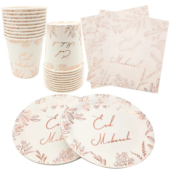 Eid Mubarak Disposable Tableware