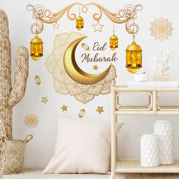 Muslim Islamic Window Sticker Decorations for Home