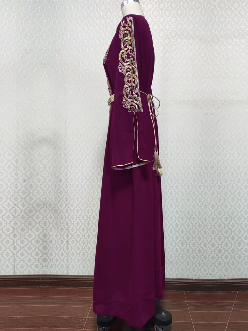 Muslim Embroidery Abaya for Woman