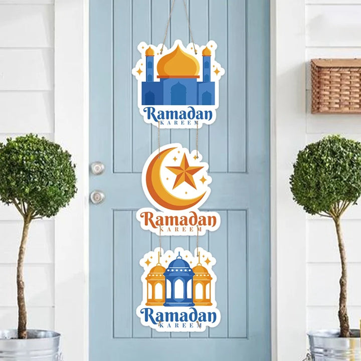 Eid Mubarak Door Hanging Flag
