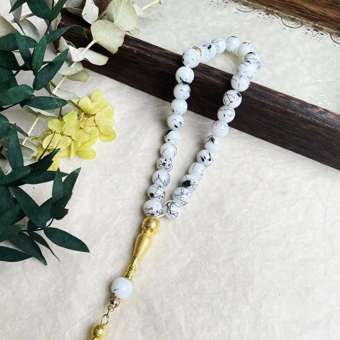 Glass Tassel Muslim Tasbeeh