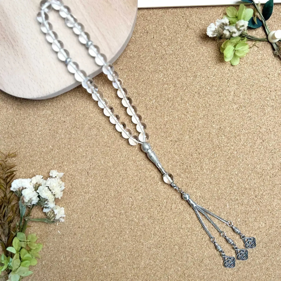 Glass Tassel Muslim Tasbeeh