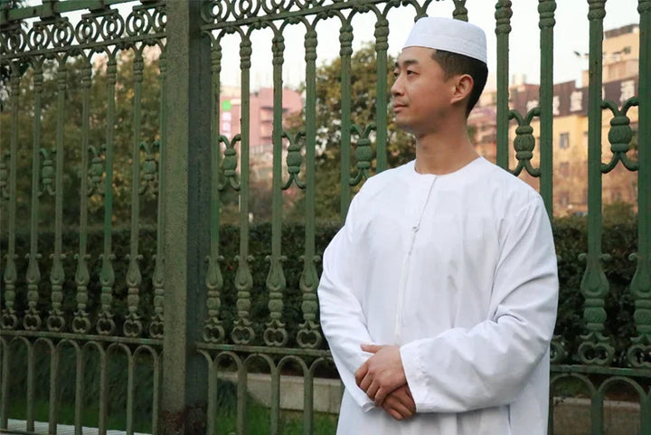 Muslim Men White Jubba Thobe
