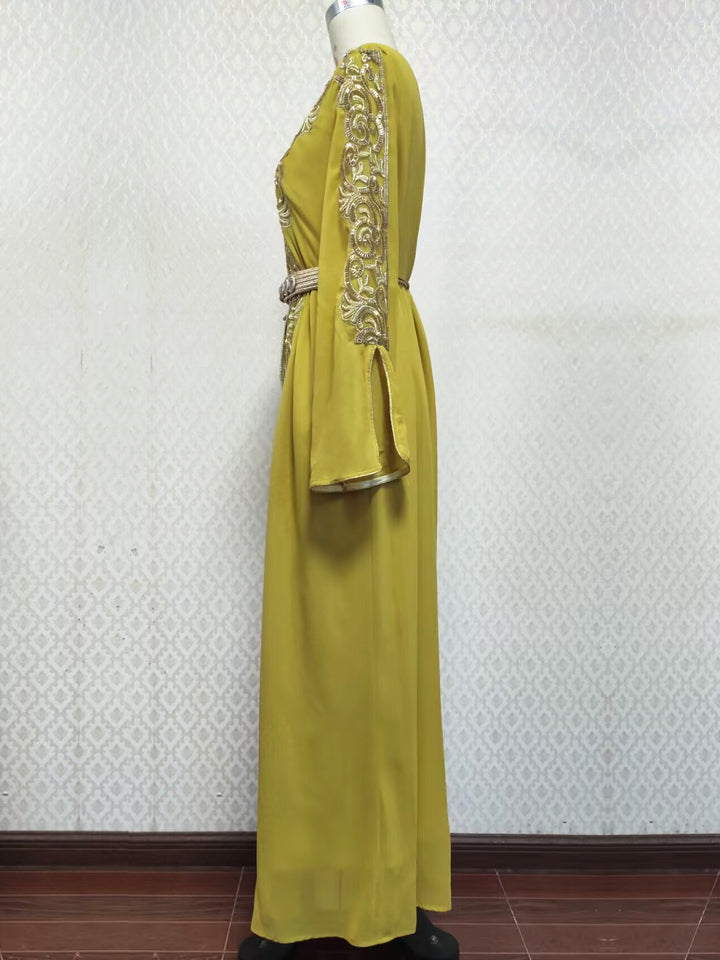 Muslim Embroidery Abaya for Woman