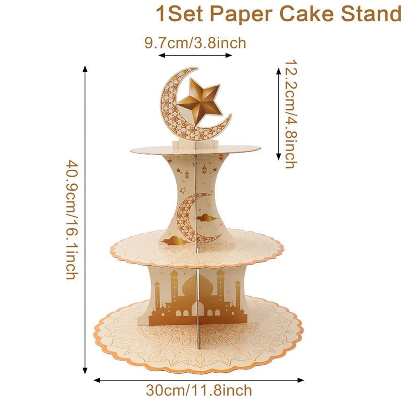 Eid Mubarak Cake Stand Holder