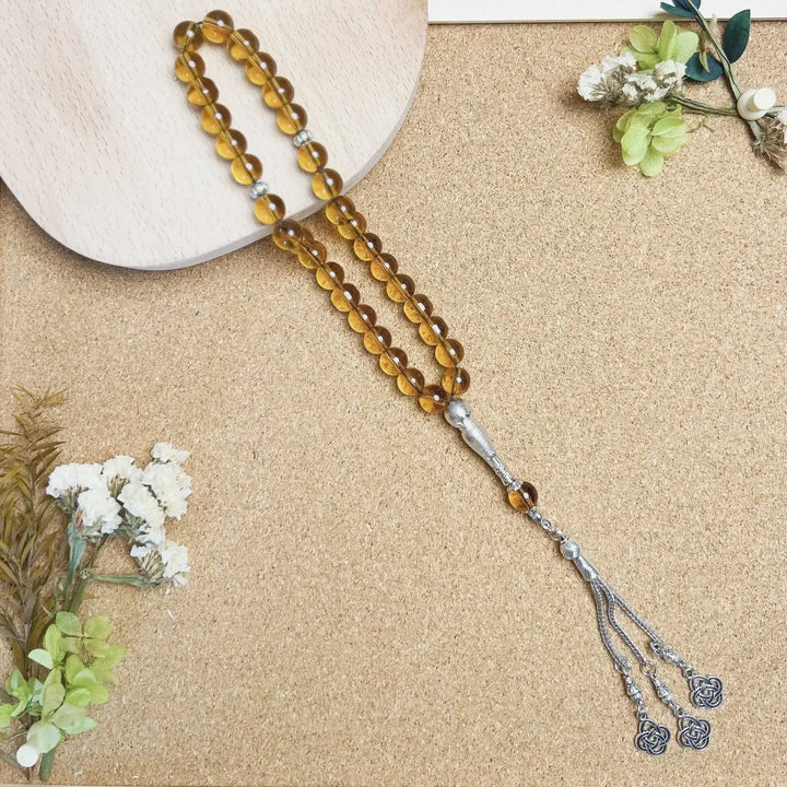 Glass Tassel Muslim Tasbeeh
