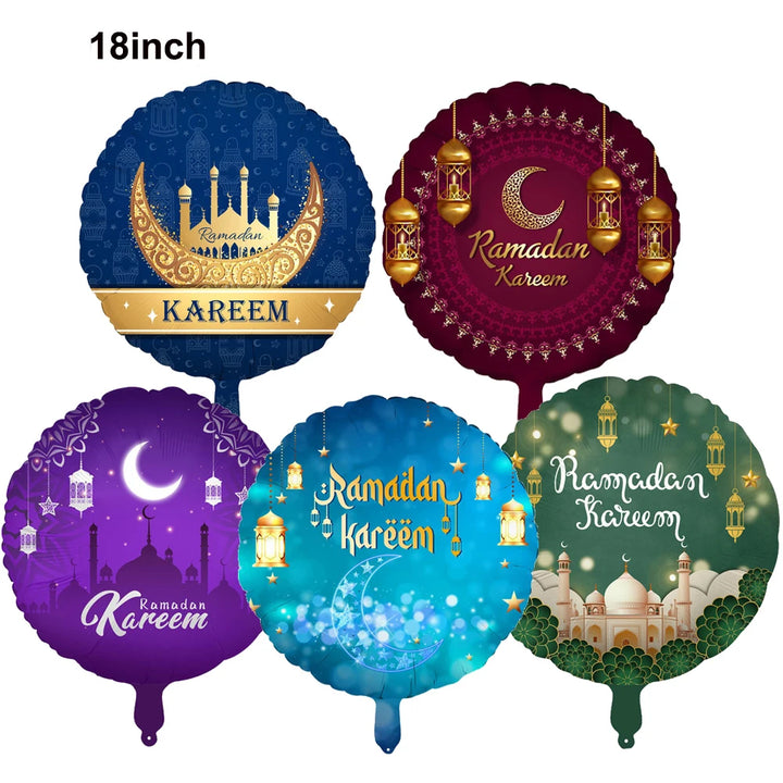 Eid Mubarak Letter Balloons