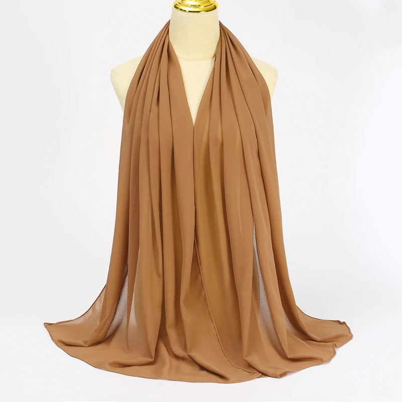 Muslim Chiffon Hijab Scarf for Women