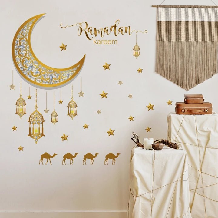 Muslim Islamic Window Sticker Decorations for Home