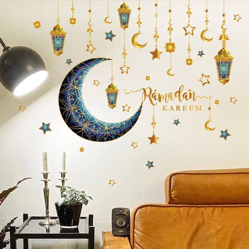 Muslim Islamic Window Sticker Decorations for Home