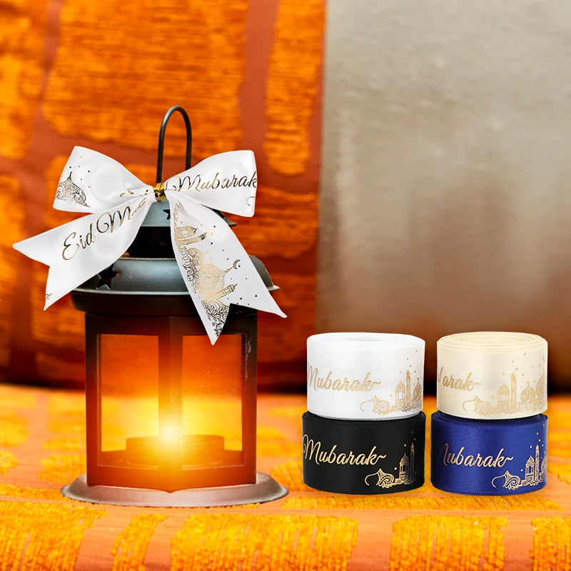 Printed Satin Ribbon Gift Wrap