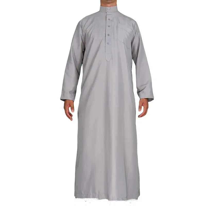 Grey Color Long Thobe
