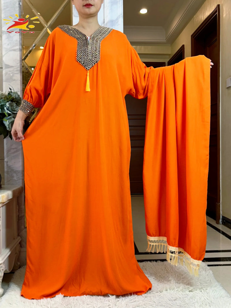 New Muslim Women Long Sleeve Autumn Dress