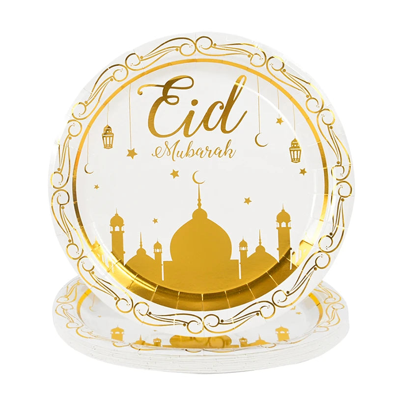 Eid Mubarak Disposable Tableware