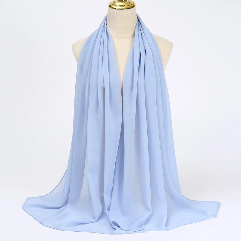 Muslim Chiffon Hijab Scarf for Women