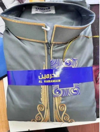 Muslim Men's Long Sleeved Loose Fitting Robe