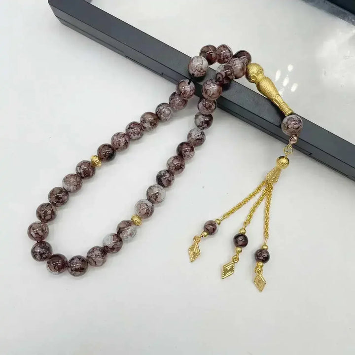 Glass Tassel Muslim Tasbeeh