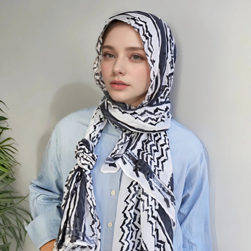 Leopard Print Ramadan Hijab for Women