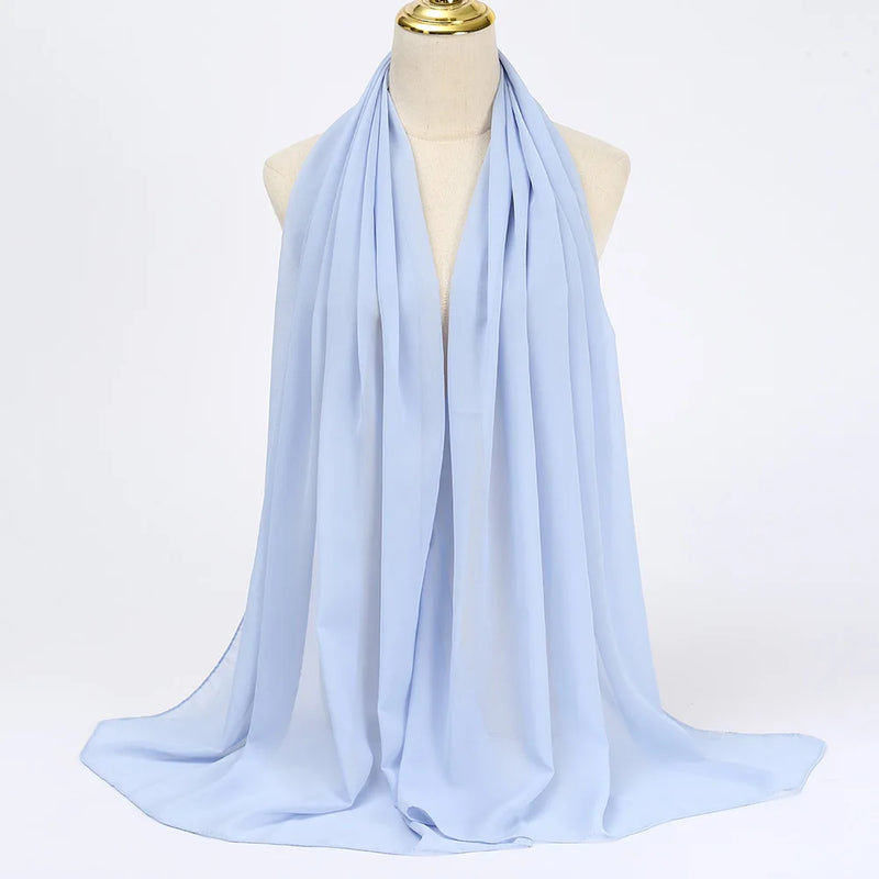 Muslim Chiffon Hijab Scarf for Women