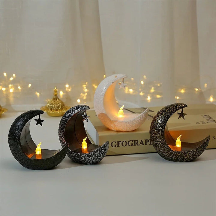 Starry Moon Candlesticks