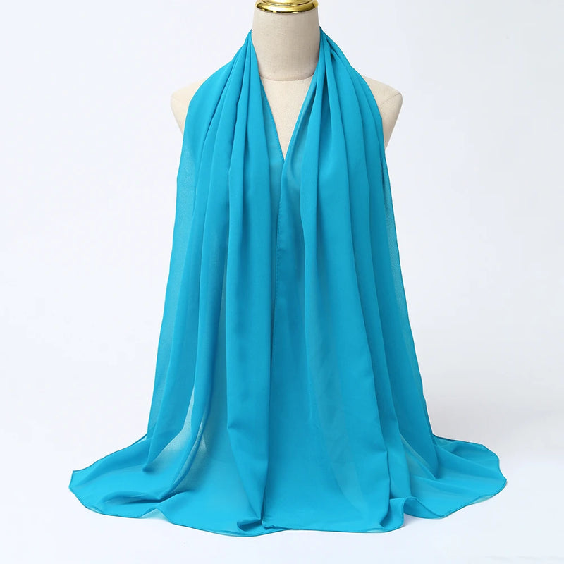 Muslim Chiffon Hijab Scarf for Women