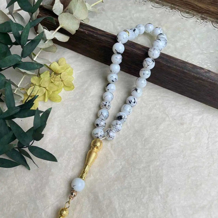 Glass Tassel Muslim Tasbeeh