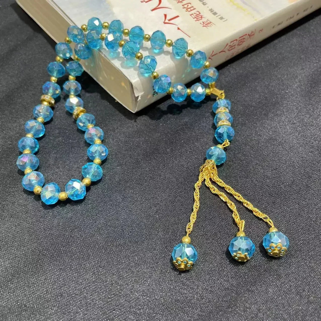 Glass Tassel Muslim Tasbeeh