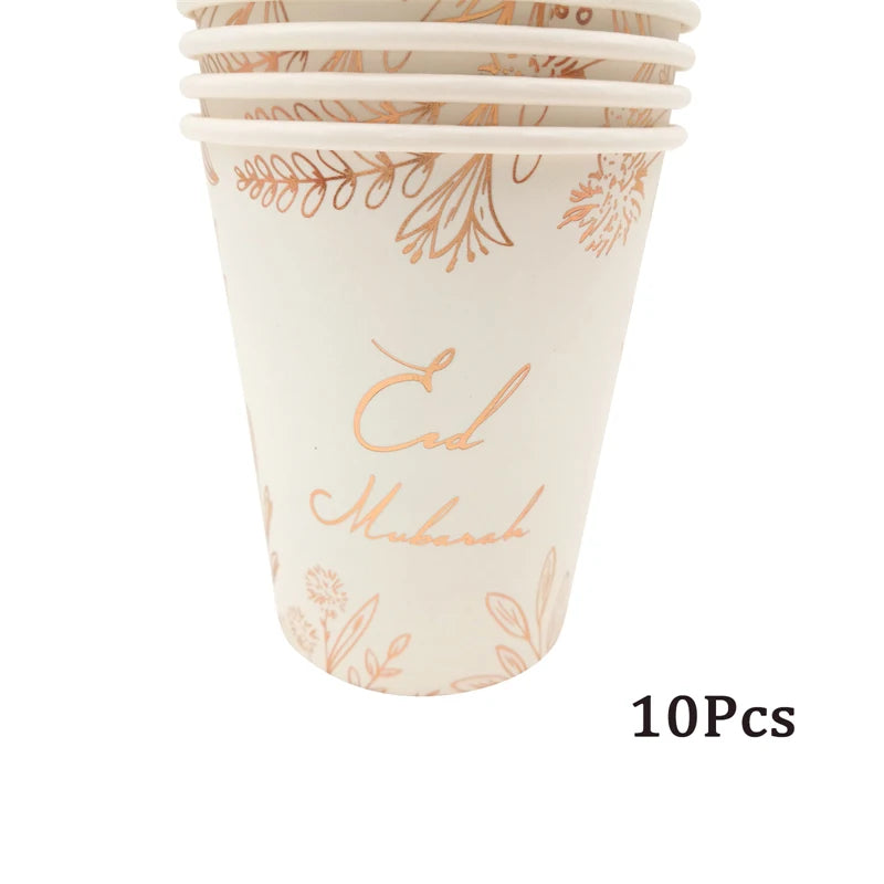 Eid Mubarak Disposable Tableware