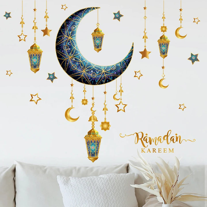 Muslim Islamic Window Sticker Decorations for Home