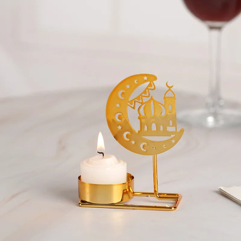 Eid Mubarak Candle Holder for Home Decoration