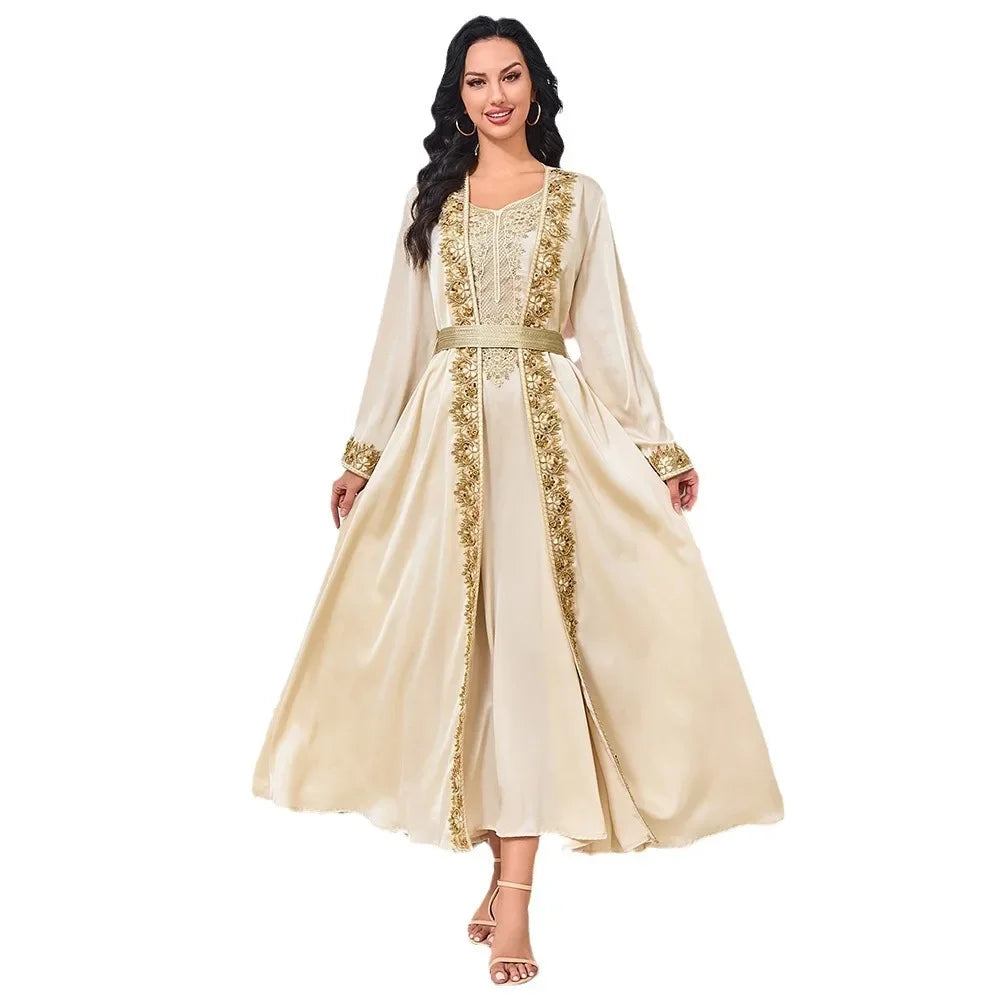 2 Piece Sets Muslim Women Abaya