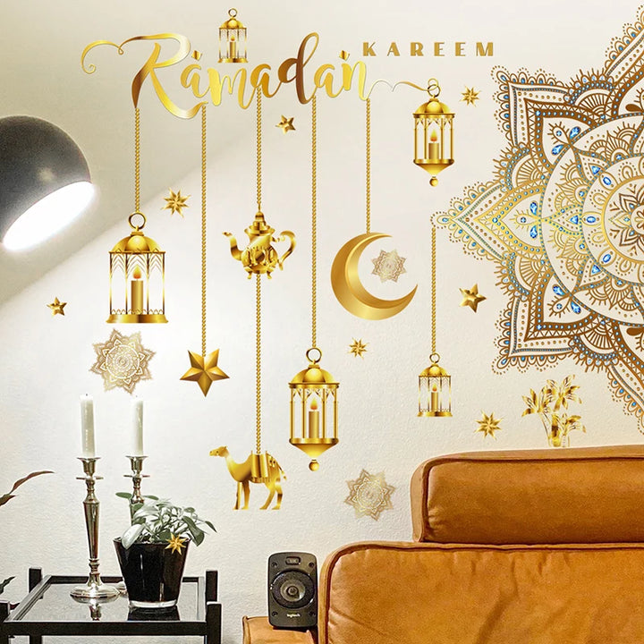 Muslim Islamic Window Sticker Decorations for Home