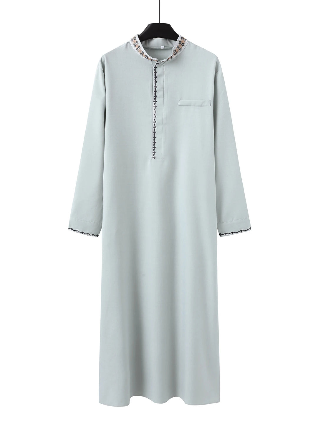 Islamic Muslim men's long sleeved casual robe