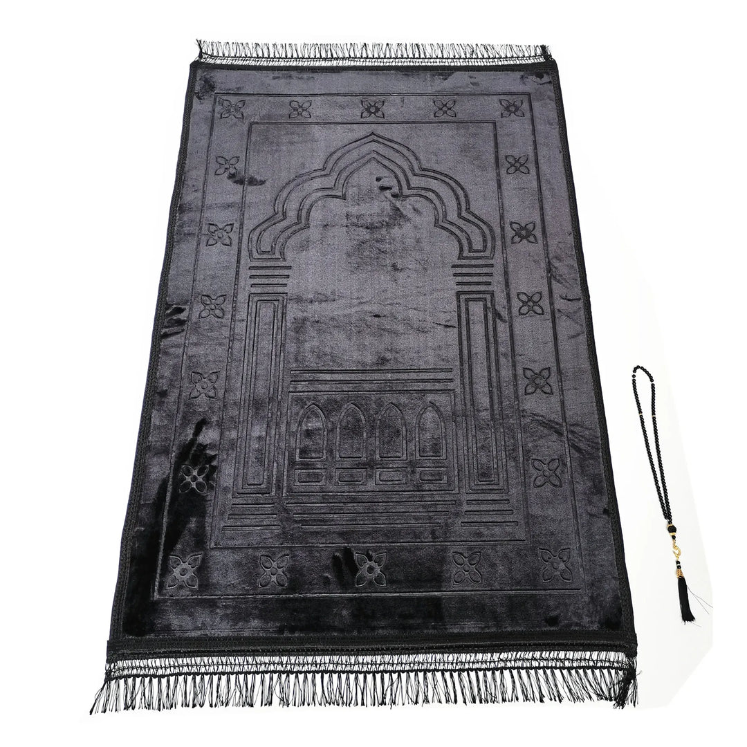 Large  Muslim  Prayer Mat + Tasbih