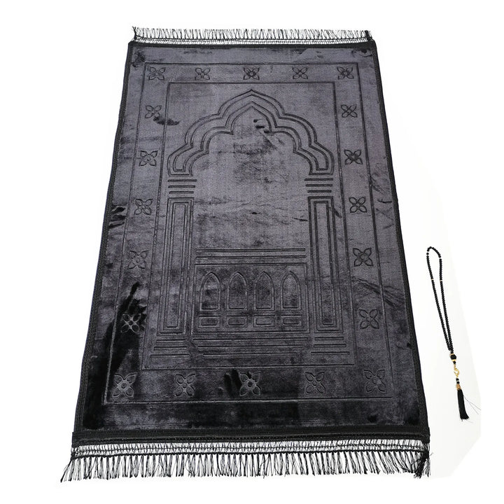 Large  Muslim  Prayer Mat + Tasbih