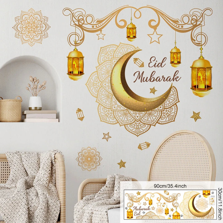 Muslim Islamic Window Sticker Decorations for Home