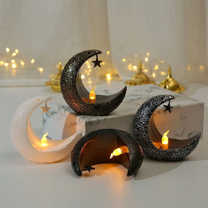 Starry Moon Candlesticks