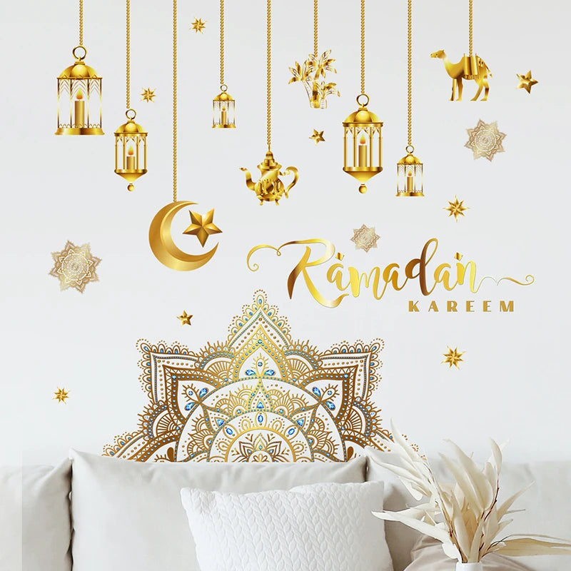 Muslim Islamic Window Sticker Decorations for Home