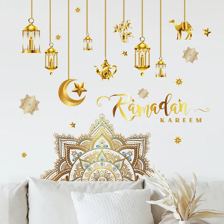 Muslim Islamic Window Sticker Decorations for Home