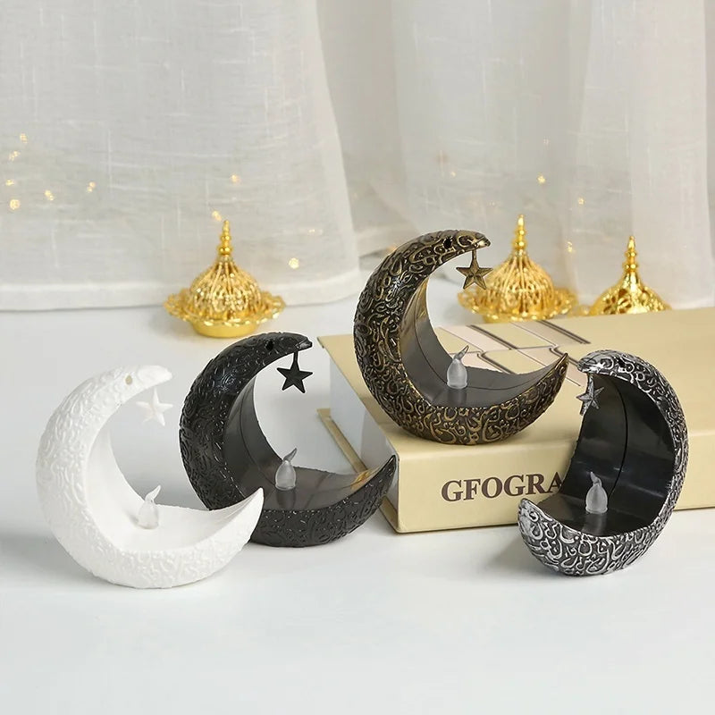 Starry Moon Candlesticks