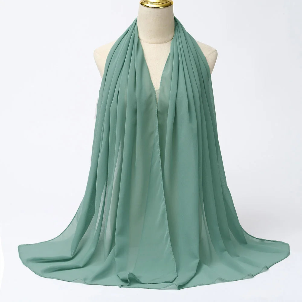 Muslim Chiffon Hijab Scarf for Women